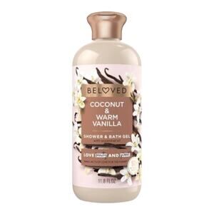 NEW Beloved Coconut & Warm Vanilla SHOWER And BATH GEL BODY WASH 11.8 Fl oz